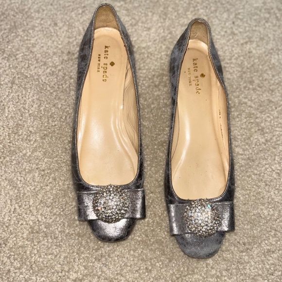 Kate spade silver flats 7 - Picture 11 of 13